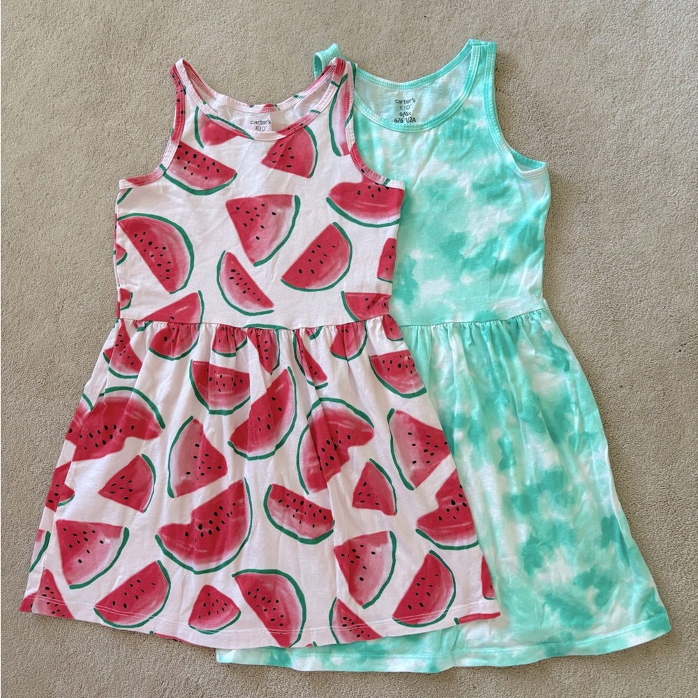 Carter’s KID Print Dresses (2 dresses)